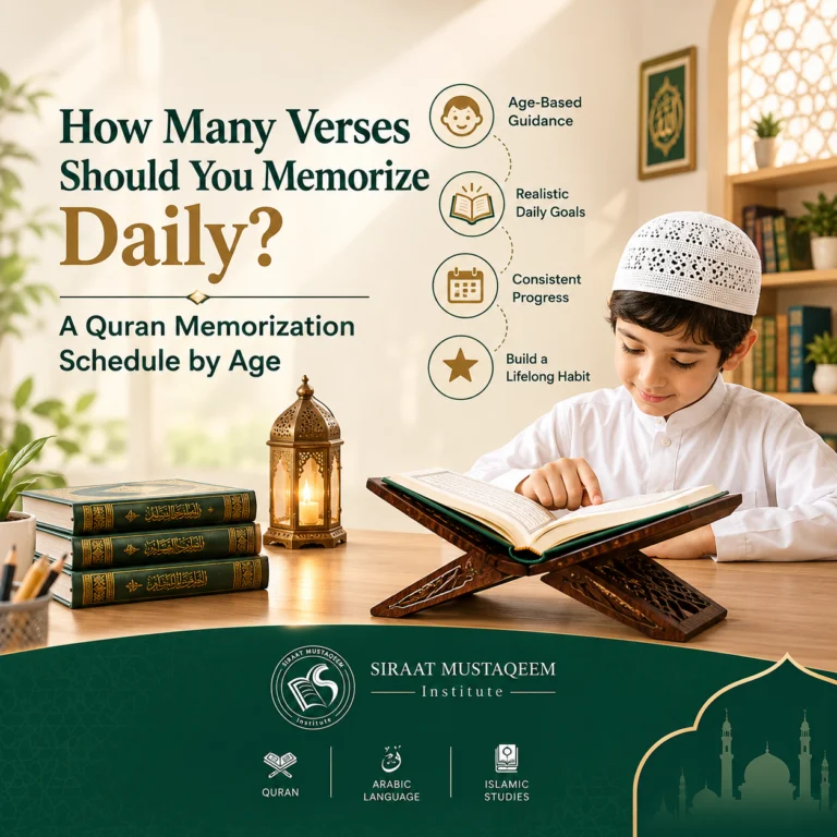 How Many Verses Should You Memorize Daily? A Quran Memorization Schedule by Age